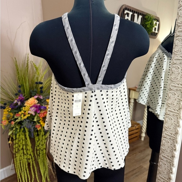Anthropologie • Postmark • Jemma Polka Dot Jacquard Swing Halter Top - Picture 7 of 10